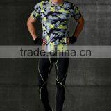 Guangzhou Shandao Custom Made in China Camo Gym Hot Cheap 90% Cotton 10% Spandex Men Compression Sportswear thumbnail-4