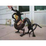 Bronze Elephant Head Sculpture for Home Decoration thumbnail-3