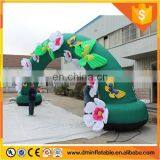 Outdoor Inflatable Arch With Flowers for Decoration