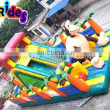 inflatable jump with playground castle