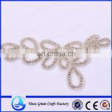 Wholesale fashion new Jaw drill beaded leaf shape Wedding dress beaded manual nail bead The bride wearing