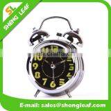 Spot Suply Silver Classical Quartz Clock Metal Bell Ring the Alarm Clock thumbnail-2