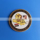 High quality gold plating USA and Iraq national coins gifts