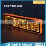 Message Scrolling Usb Rechargeable Led Custom Pin Badge thumbnail-4