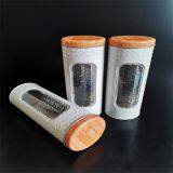 With Window D85H225 Red / White Color Noodle Jar Square Tin Box PVC Customized Size thumbnail-4