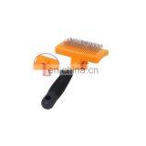 Multifunction Practical Needle Comb Self-cleaning Pet Rake Brush thumbnail-2