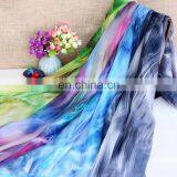 Manufacturer Wholesales 75D*75D High Quality Printed Chiffon Fabric for Dresses thumbnail-2