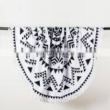 Factory Price Promotional Digital Printed Custom Logo Sublimation 80% Polyester 20% Polyamide Microfiber Beach Towel thumbnail-5