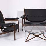 Waxy Leather Replica Reproduction House of Finn Juhl Chieftain Chair thumbnail-3