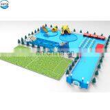 PVC Tarpaulin Commerical Inflatable Amusement Park, Inflatable Land Water Park For Playing Equipment On Land thumbnail-2