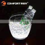 2016 Customize Rechargeable Battery Powered Illuminated Acrylic Plastic Led Ice Bucket thumbnail-2