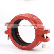 Ductile Iron Pipe Joints Pipe Clamp Saddle Clamp with G Thread Outlet for PVC PE Pipe Used for Diversion of Water