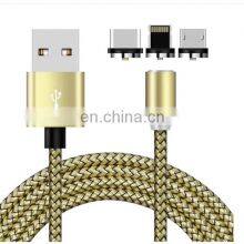 Fast Charging 1meter 3 In 1 Straight Magnetic USB Usb Data Cable thumbnail-4