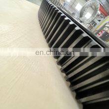 Customized Blackened Anti-rust Grinding Teeth P5 High Precision Slewing Bearing Gear Ring thumbnail-3