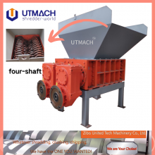 Four Shaft Paper Shredder Carton Shredding Machine Secure Document Destruction Machine