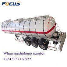 Tri-Axle 50000L Fuel Tank Trailer 50m3 Aluminum and Steel Fuel Tank Trailer for Sale,Aluminum Crude Oil Tank Trailers thumbnail-4