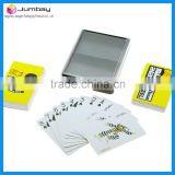 Custom Logo Plastic Playing Cards in Double Packed Plastic Box