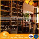 Modern Cherry Wooded Red Wine Shop Furniture Display Showcase/wine Rack/wine Stand thumbnail-2