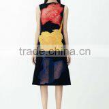 Newest 100% Cotton Neck Flower Lace for 2014 Summer Collections thumbnail-4