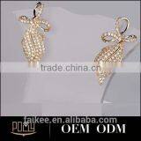 Excellent White Gold Jewelry Simple Gold Earring Designs for Women thumbnail-2