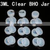 Ecig Concentrates Clear Silicone Storage Container Mini 3ml Silicone Bho Container Silicone Dab Wax Jars