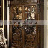 High Quality Solid Wood Display Cabinet Wine Cabinet With Glass Door thumbnail-6
