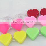 Lady Fashion Wholesale Heart Shape Baby Color Contact Lens Case