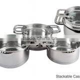 China Products Kitchen Utensil Steamer Stainless Steel Pots and Pans Induction Cooker