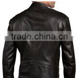 COOL AND STYLISH MENS LEATHER BIKER JACKET thumbnail-2