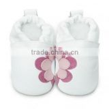 SOFT LEATHER BABY SHOES GENUINE LEATHER WHITE COLOR