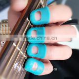 musical parts colorful rubber finger stall finger cot finger guard thimber for playing guitar