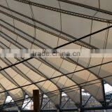 Guangzhou Supplier UV Resistance Cable Net Tension Membrane Structure Summerhouse With Permanent PTFE Coated Fiber Glass Fabric thumbnail-2