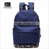 High Quality Custom Logo Light Teenage School Bags Canvas Backpack