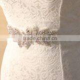 Delicate Shiny Leaf Bridal Veil Waist Chain thumbnail-5