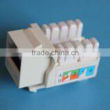 High Quality Dual IDC RJ45 Cat6 Cat 5e Keystone Jack thumbnail-4