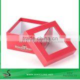 Sinicline Factory Package Kids Clothing Box With PVC Window thumbnail-2