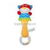 Soft Plush Educational Animal Rattle Hand Bells Baby Toy thumbnail-4