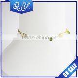 18K Gold Plated Stainless Steel Foot Jewelry Anklet Chain Gold Chain Design for Girls thumbnail-2