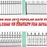 Security Wrought Iron Metal Fence for Garden thumbnail-1