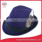 Newly Fashional Lady's Wool Felt Trilby Hat thumbnail-3