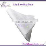 White Damask Cotton Napkins, White Jacquard Cotton Napkins, 20"*20"(50*50cm) thumbnail-1