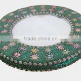 Designer Coaster Set for Tea, Metal Coaster Set for Table Decoration thumbnail-1