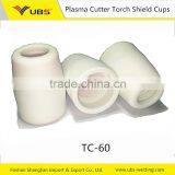 Plasma Cutting Torch Spare Parts Ceramie Shield Cup TC-60A