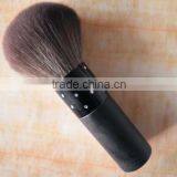 Short Handle Makeup Powder Brush / Synthetic Hair Cosmetic Brushes