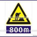 Reflective Aluminium Construction Safety Signs for Road Work Safety thumbnail-2