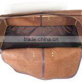 Vintage European Style Genuine Leather Travel Bag, Big Capacity Trolley Bag Made in China thumbnail-4