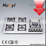 New Style!! Manaul Ignition 5 Burner Gas Cooker With Oven Factory Manufacturer