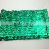 dance stage stretch sequined costume mini sexy green gold sequin skirt