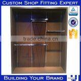 Unique Design MDF Retail Display Shelf Iron and Wood