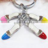 Fashion Sunflower Butterfly Ladybug Charms Enamel Silver Epoxy Keychain thumbnail-3